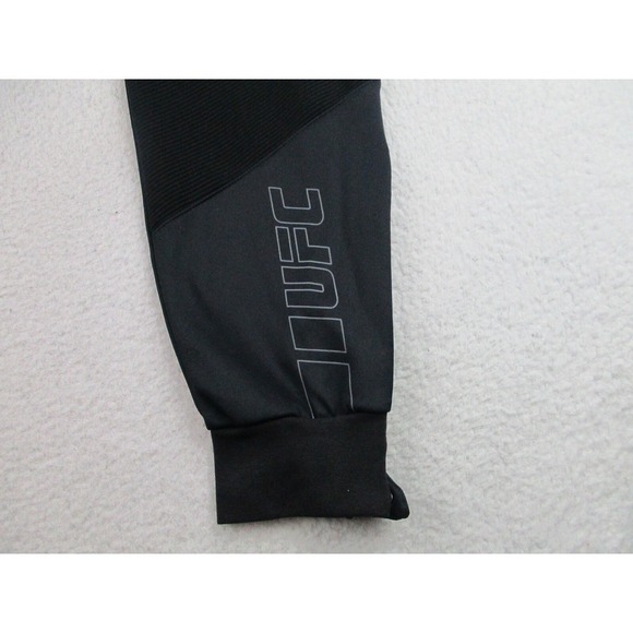 NWT UFC Venum Joggers‎ Mens M Black Authentic Fight Week Pants MMA Training Gym - Picture 11 of 11